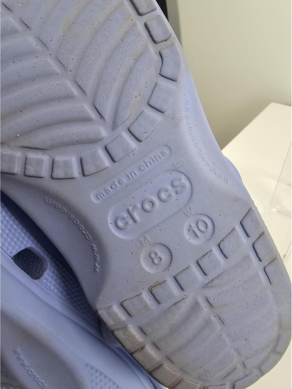 Crocs Lilac Classic Clog Slides - Picture 11 of 13